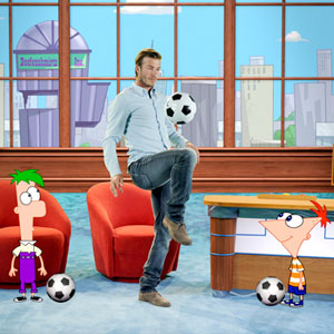 David Beckham, Phineas, Ferb David Beckham, Phineas, Ferb